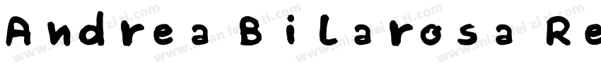 Andrea Bilarosa Regu字体转换